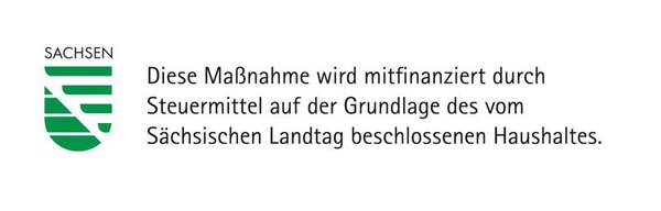Hinweis das der F�rdermittelgeber der Freistaat Sachsen ist.